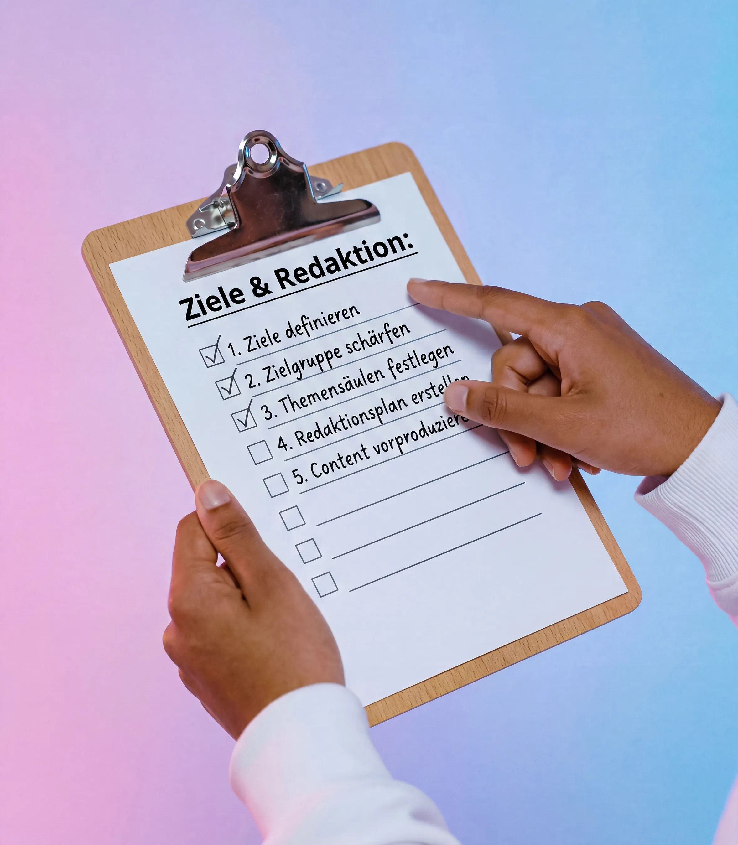 Eine Struktur, die dich entlastet